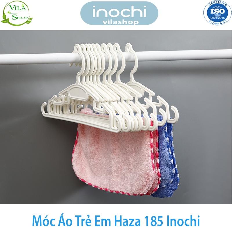 Móc Quần Áo Mỏng Trẻ Em Hara 185, Mắc Treo Quần Áo Nhựa Trẻ Em, Trẻ Sơ Sinh Cao Cấp Inochi Tiêu Chẩn Nhật