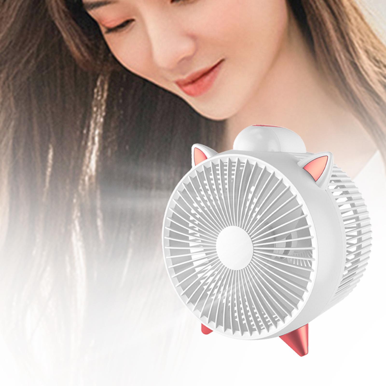 USB Desk Fan Strong Wind Small Silent Mini USB Fan for Outdoor Summer Travel