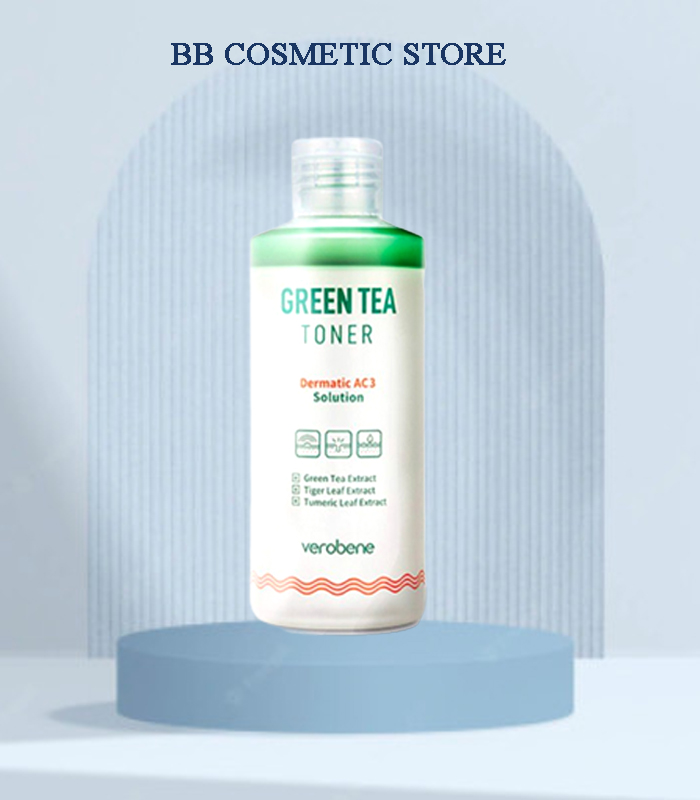 Nước hoa hồng trà xanh Verobene Green Tea Toner 200ml