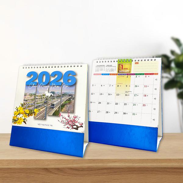 Lịch Bàn Chữ A 2026 - Việt Nam Ngày Nay - Văn Khoa