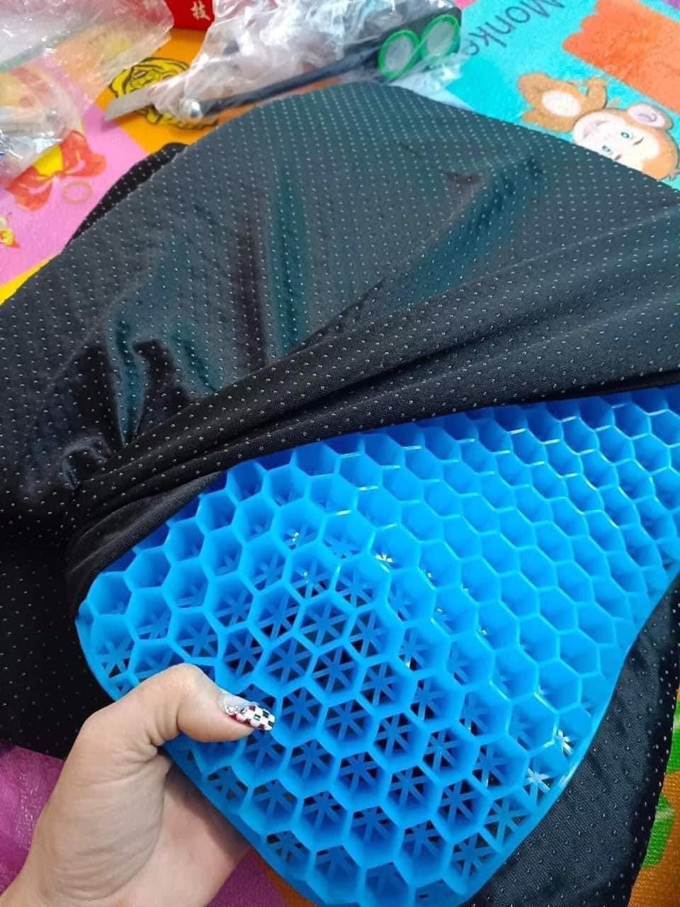 Đệm Ngồi Silicon, Đệm Ngồi Thoáng Khí 3D Thế Hệ Mới, Chống Đau Mỏi - Hàng Nhập Khẩu