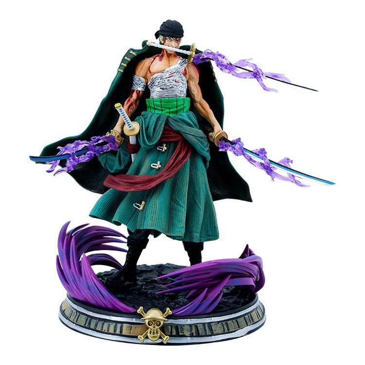 Mô Hình Zoro Đẫm Máu siêu ngầu cao 36 cm