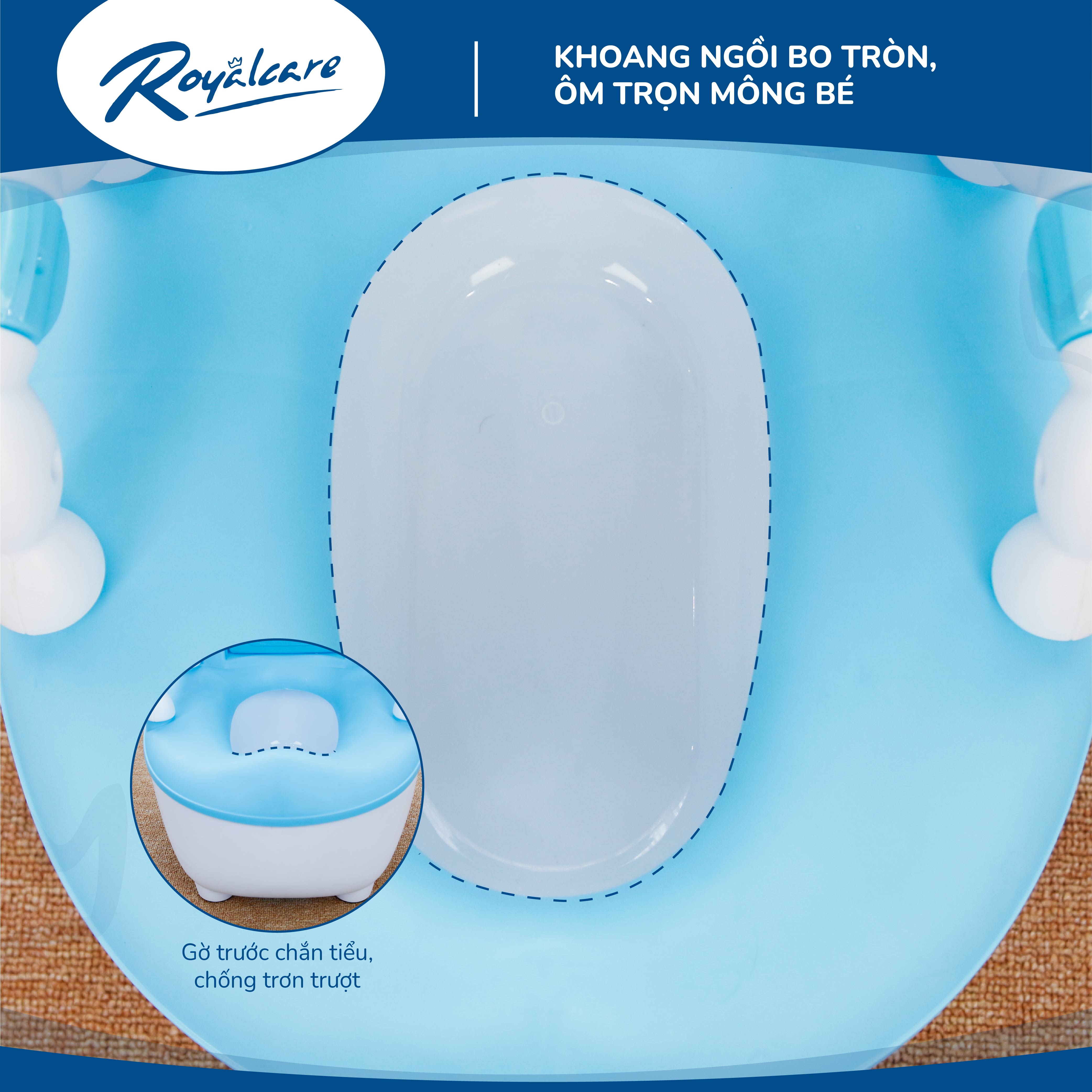 Bô trẻ em hình chú khỉ dễ thương Royalcare 0820-RC-818 - tặng set đồ chơi tắm 2 món