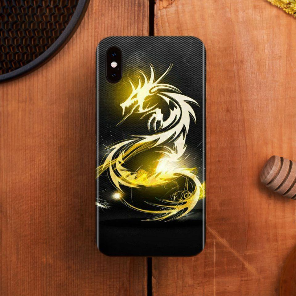 Miếng dán skin cho iPhone hình Rồng Dragon (Mã: dra012