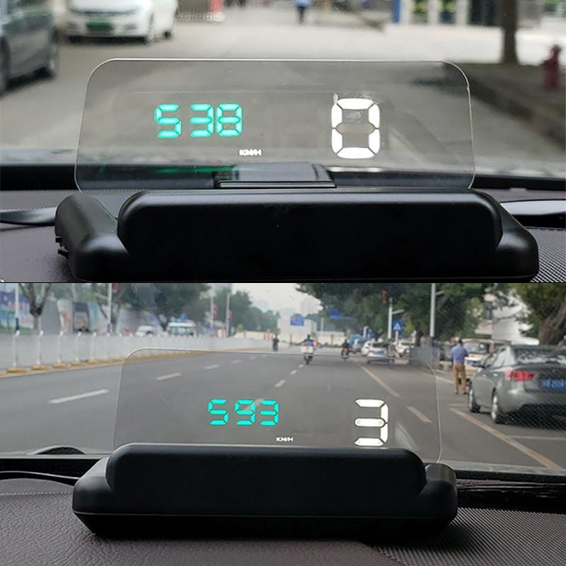 Hiển thị tốc độ Hud C500 - Không cần dán film lên kính lái