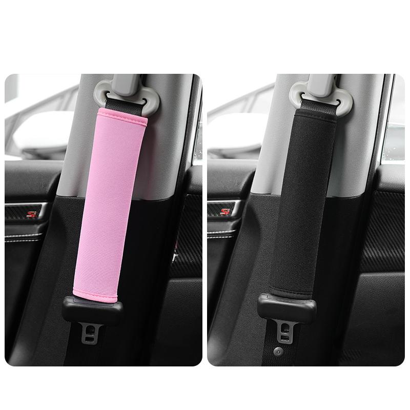 Đen Dây An Toàn Xe Hơi Cover Hồng Dây Đai Vai Đa Năng Tự Động Dây Đai Có Cho Người Lớn Trẻ Em Trên Xe Ô Tô đai Phụ Kiện