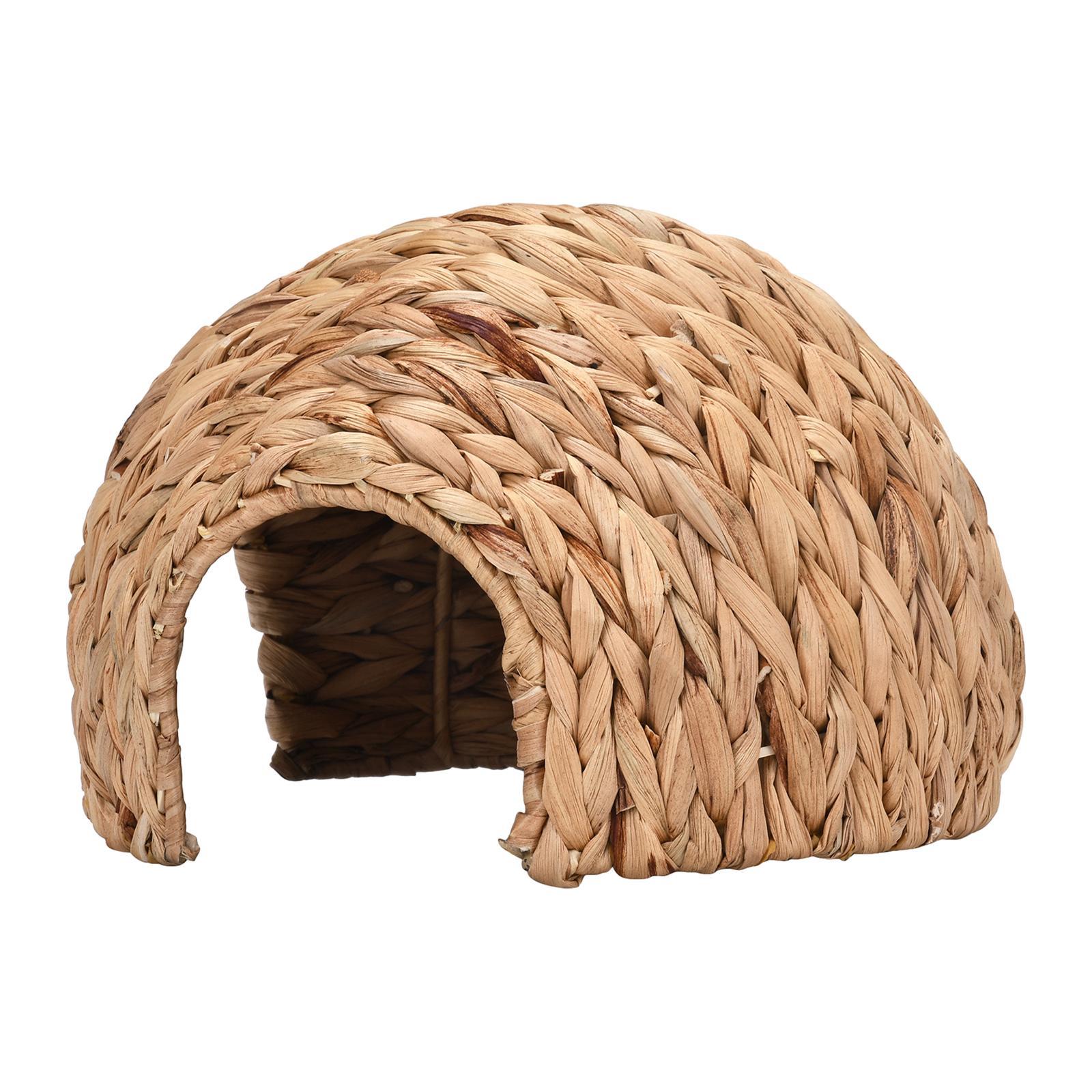 Woven Hamster Hideout Cage Accessories Sleeping Hut Pets Hideout Hamster Tunnel Toy for Chipmunk Bunny Dwarf Hamster
