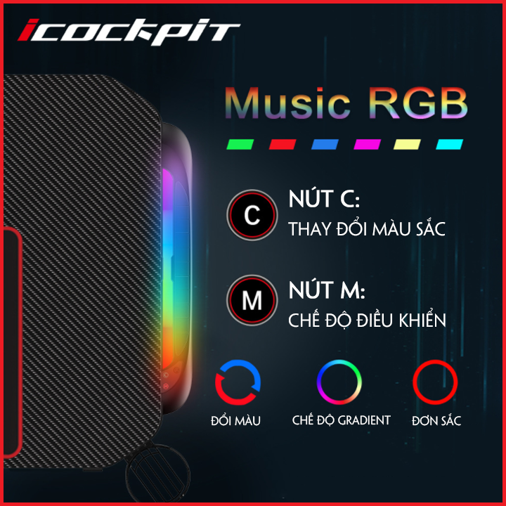 Bàn Gaming Cao Cấp. Bàn Game Sợi Cacbon, Có Đèn LED RGB. Bàn Làm Việc Chất Liệu Cao Cấp.