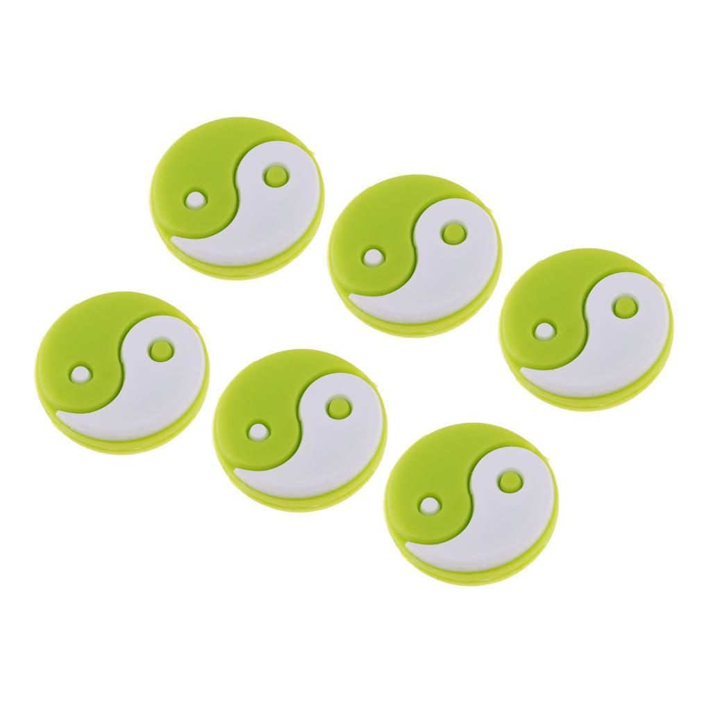 2-3pack 6pcs Silicone Tennis Racquet Racket Vibration Damper Shock Absorber