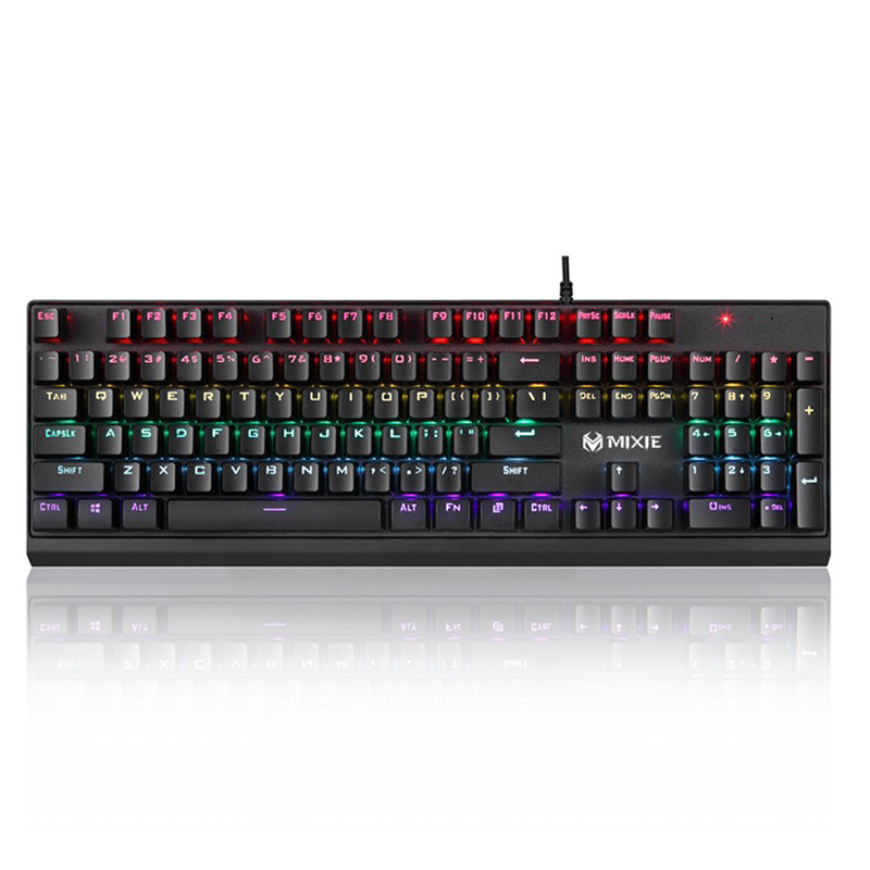 Bàn phím cơ Gaming MIXIE MK600 MULTI LED COLOR 104 phím Led RGB - Hàng chính hãng
