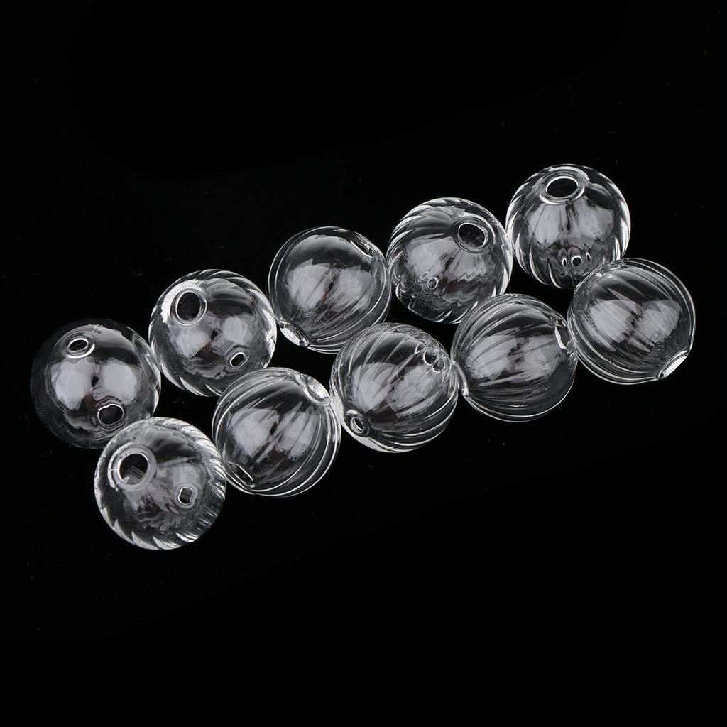 Hand-made Glass Ball Covers Bottle Charms Pendant DIY Jewelry Makings 10mm