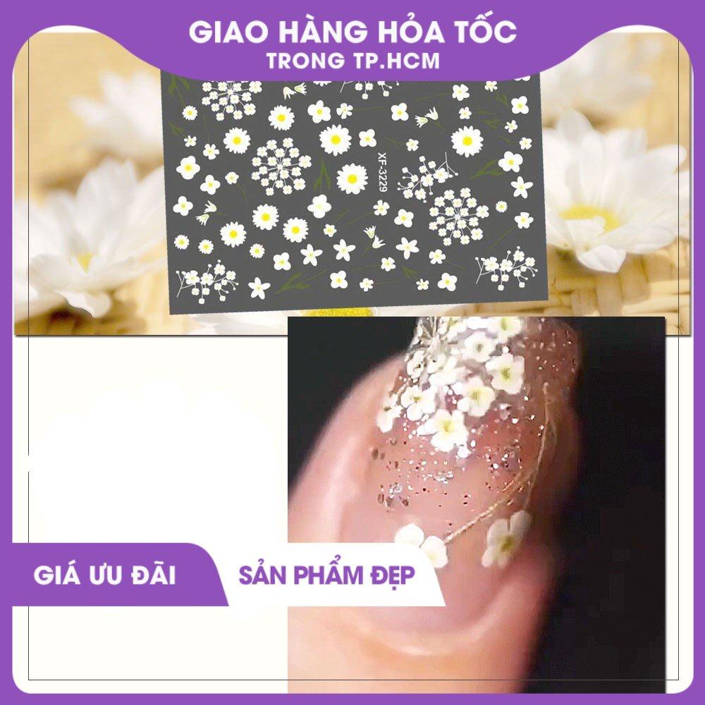 Sticker dán móng hoa cúc nhuyễn 0965