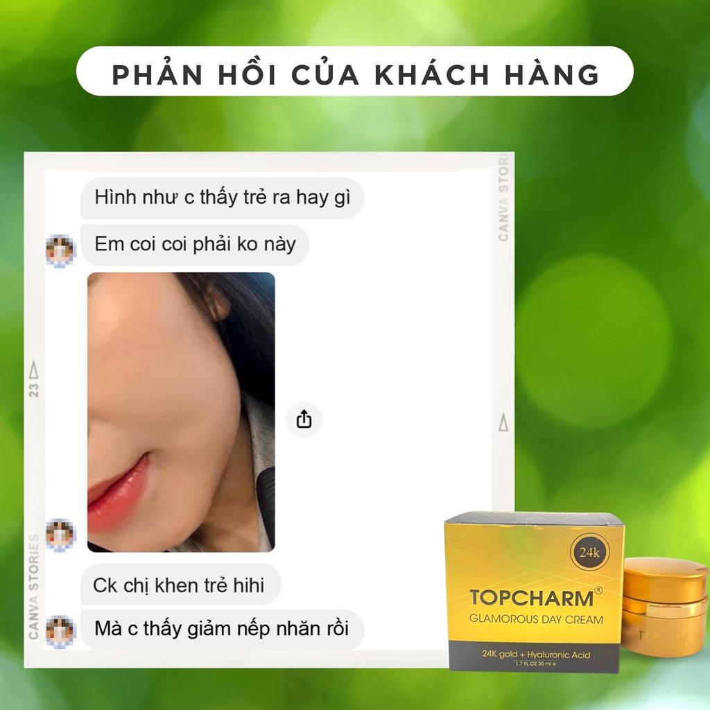 Kem dưỡng giảm thâm nám tàn nhang, nâng tone da mịn màng trắng hồng TOPCHARM 30g