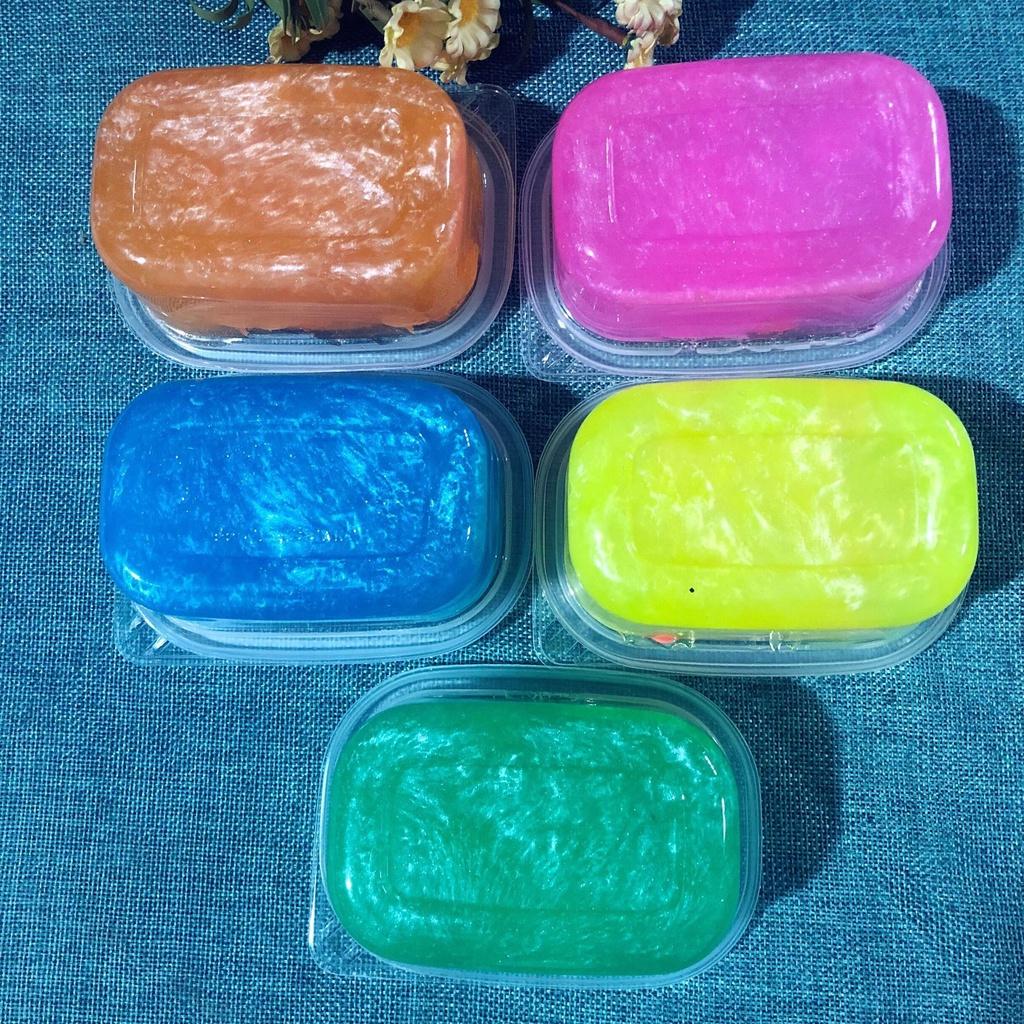 Slime sữa chuối - Banana milk slime - Basic slime - Hương chuối - Đồ chơi xả stress