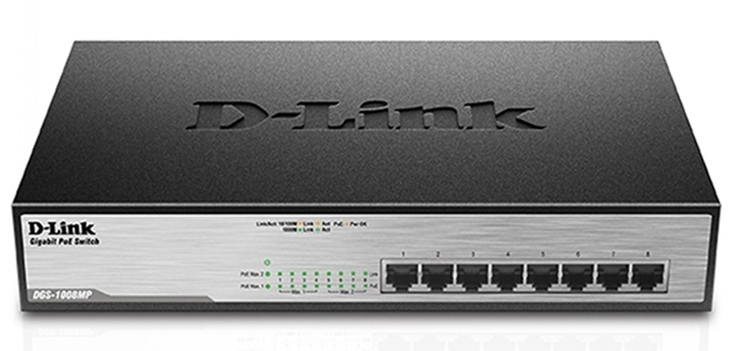 Thiết Bị Chia Mạng D-Link DGS-1008MP POE-hàng chính hãng