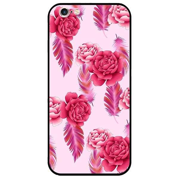 Ốp lưng dành cho Iphone 5 / 5s / 5Se - Iphone 6 / 6s - Iphone 6 Plus / 6s Plus mẫu Mẫu Đơn Nền Hồng