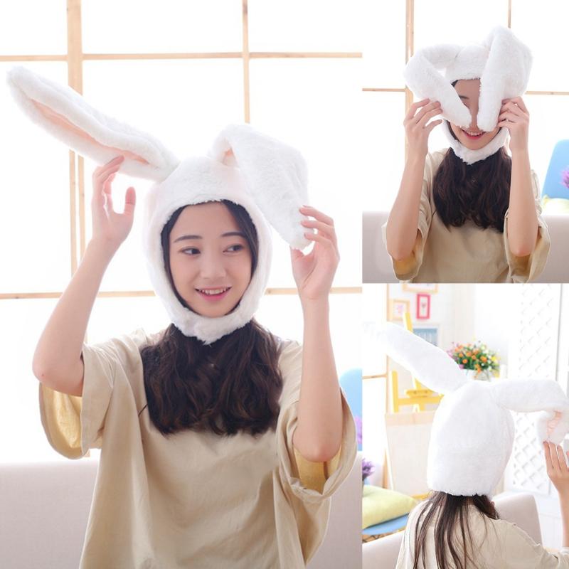 Nam Nữ Ngộ Nghĩnh Sang Trọng Tai Thỏ Hood Nón Thỏ Đông Trang Phục Hóa Trang Phụ Kiện Mũ Tiệc Hóa Trang Halloween Đạo Cụ