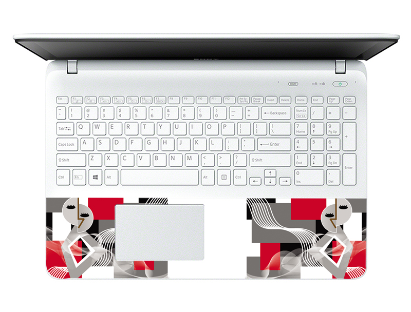 Mẫu Dán Decal Laptop Nghệ Thuật LTNT- 188 cỡ 13 inch