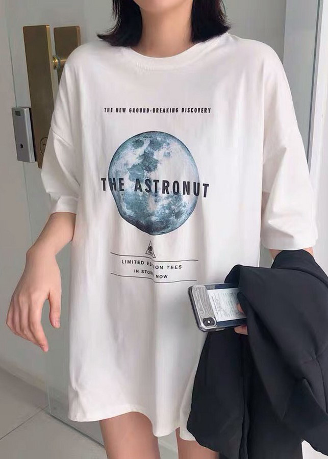 Áo Thun Form Rộng Nữ Tay Lỡ ASTRONUT