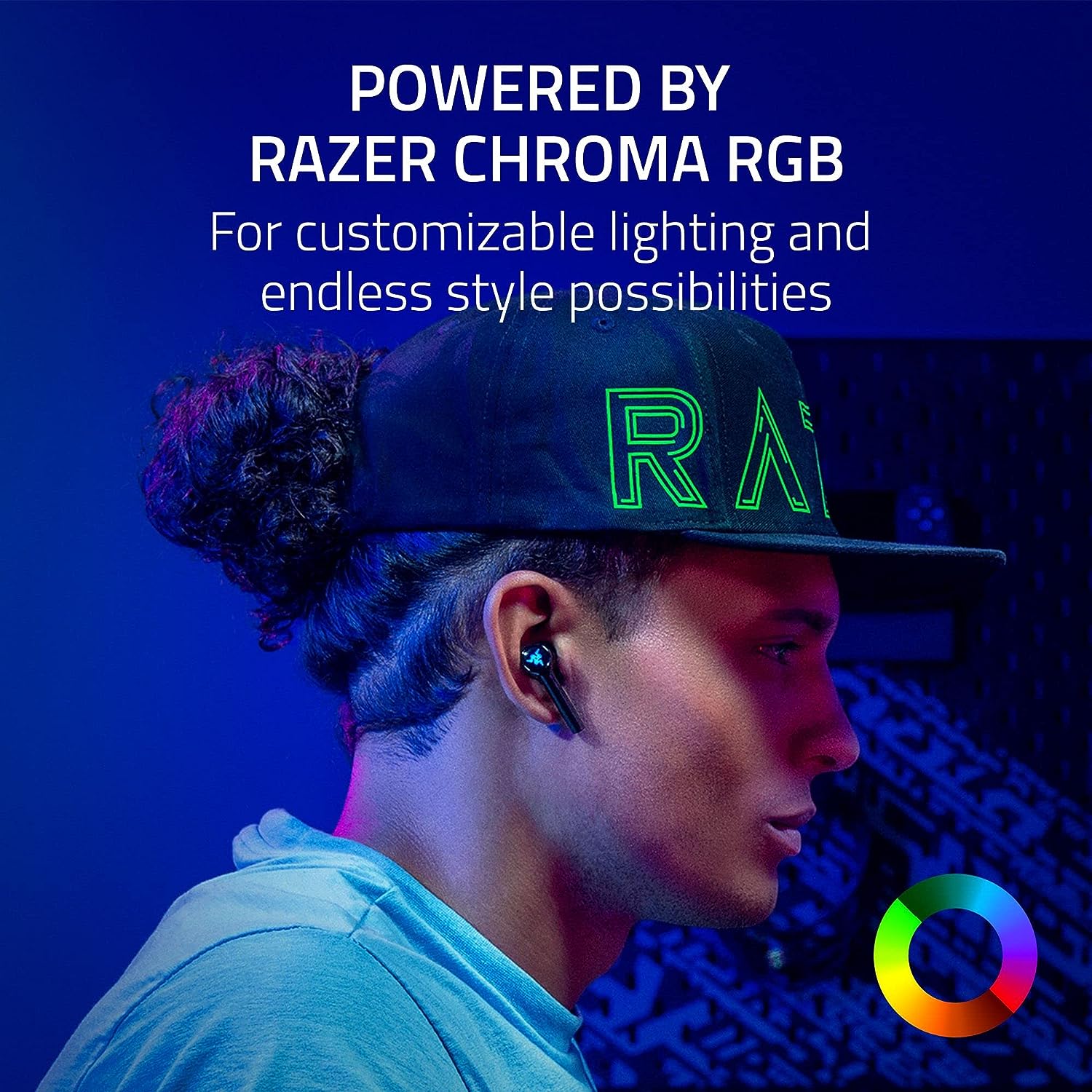 Tai nghe nhét tai không dây Razer Hammerhead Pro HyperSpeed-Earbuds_Mới, hàng chính hãng