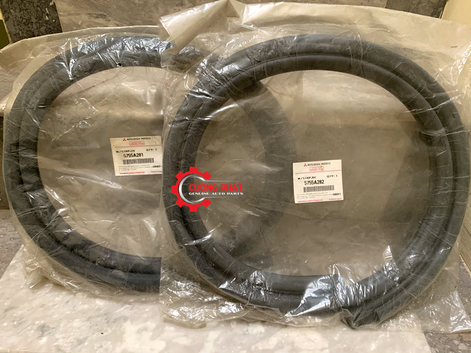 Gioăng khung cửa sau Mitsubishi Attrage, Mirage mã bên phụ 5755A282