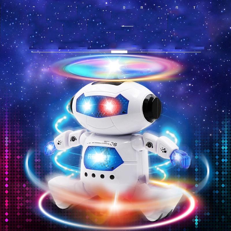 Đồ Chơi Cho Bé Robot Dance, Robot Thông Minh Nhảy Theo Nhạc, Xoay 360 độ.
