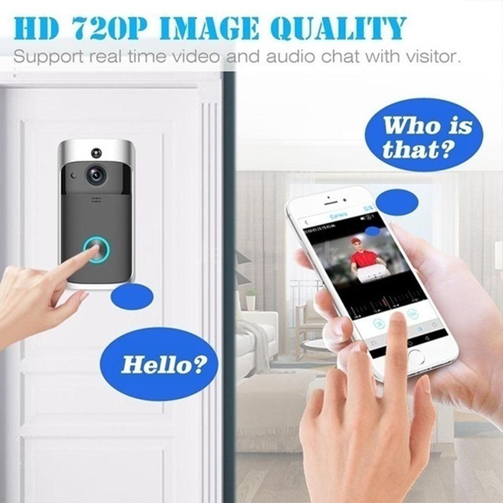 Smart Wireless Camera 1080P Video IR Bell