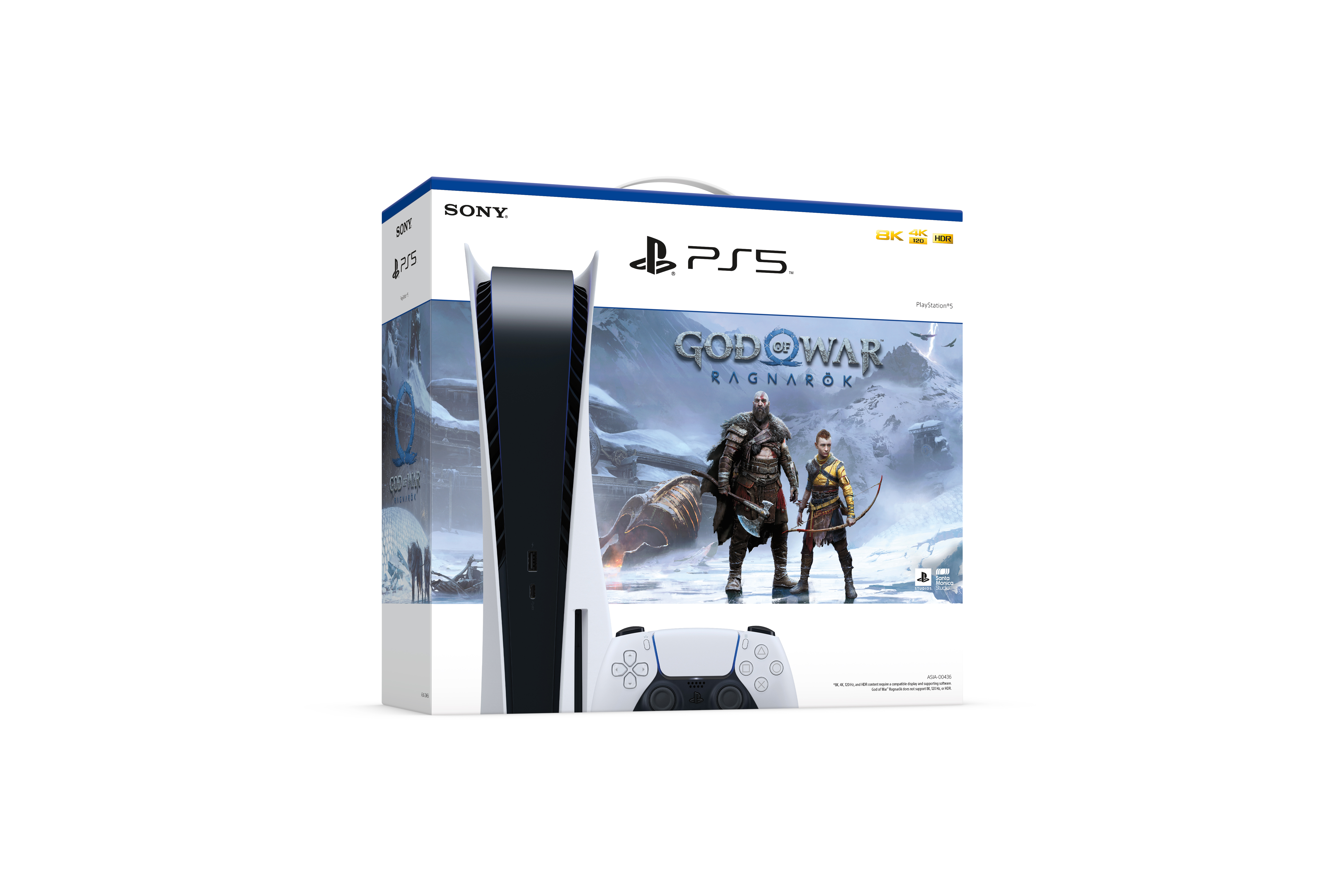 Bộ máy chơi game Ps5 Bundle God of War Ragnarok -Hàng chính hãng