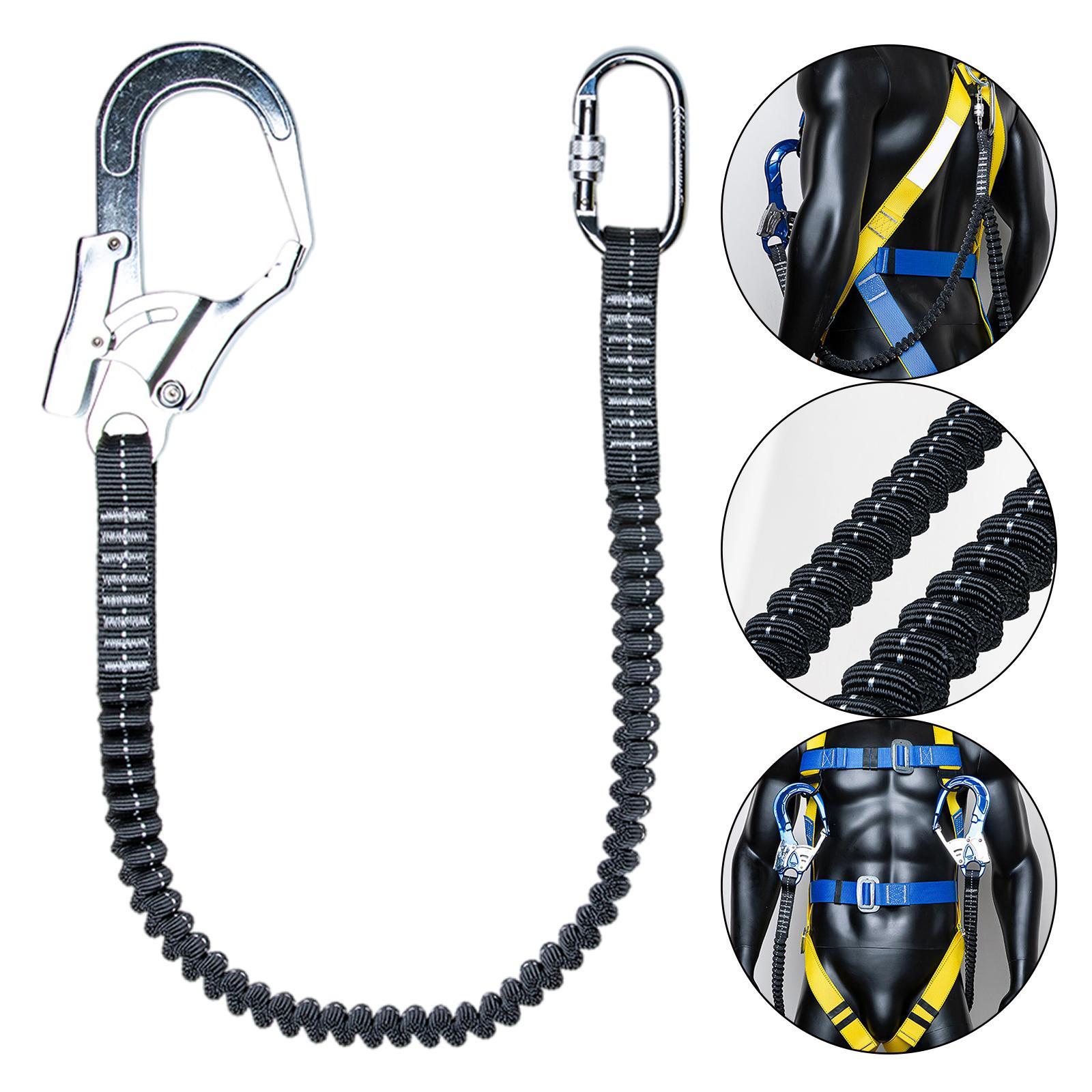Protective Safety Harness Fall Protection Lanyard with Hook Construction