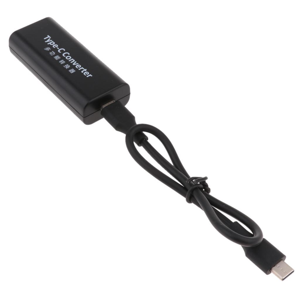 Type C Male to 5.5 x 2.5mm Female Power Charger Converter for ASUS TOShiba