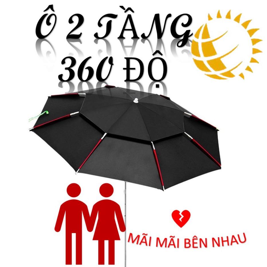 Ô 2 Tầng 360 Độ Màu Đen - sale to