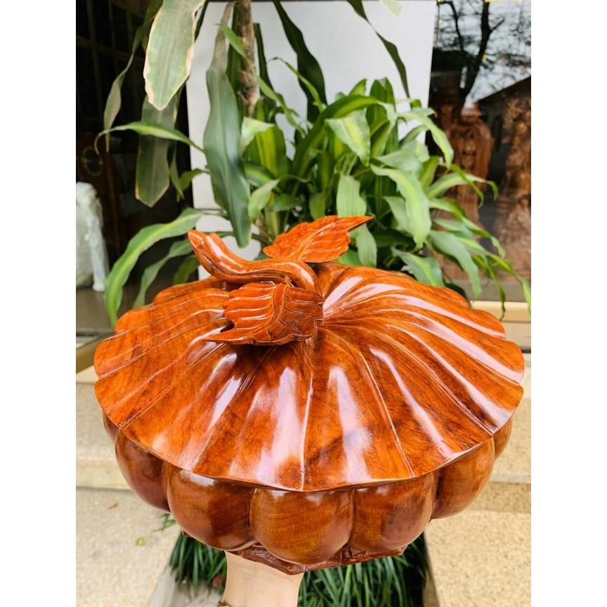 Khay bánh kẹo hình quả bí ngô (32*15 cm)