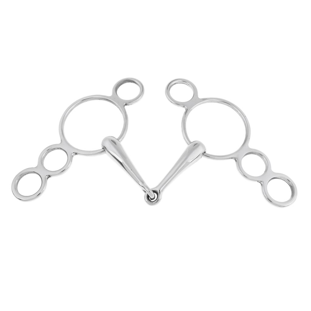 English Horse Riding Equestrian Gag Bit 135mm Horse Tack
