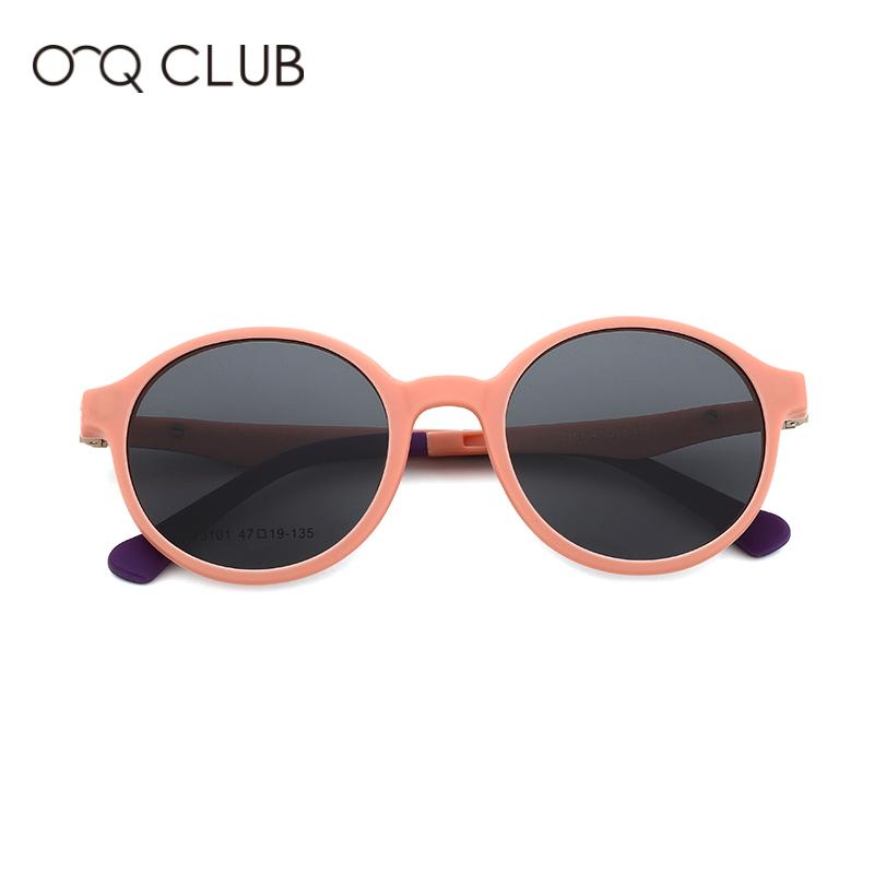 O-Q Câu Lạc Bộ Kính Mát Trẻ Em TR90 Cận Thị Bảo Mắt Kính Phân Cực Từ Tính Kẹp Kính Mát Trẻ Em T3101