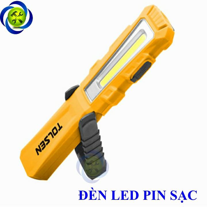 Đèn Led sạc pin Tolsen 60016 công suất 2W màu vàng đế nam châm