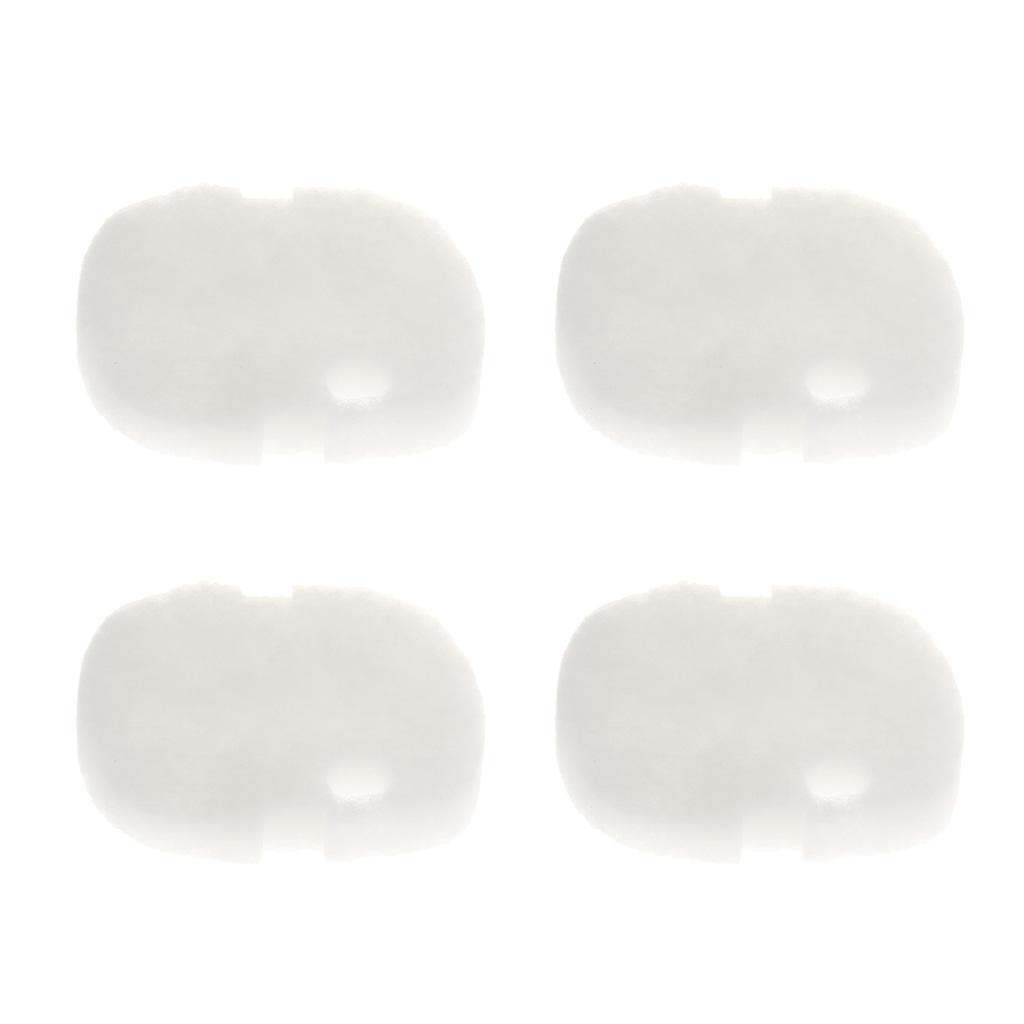 4Pcs Fish Tank External Filter Bucket Replacement Filter Cotton