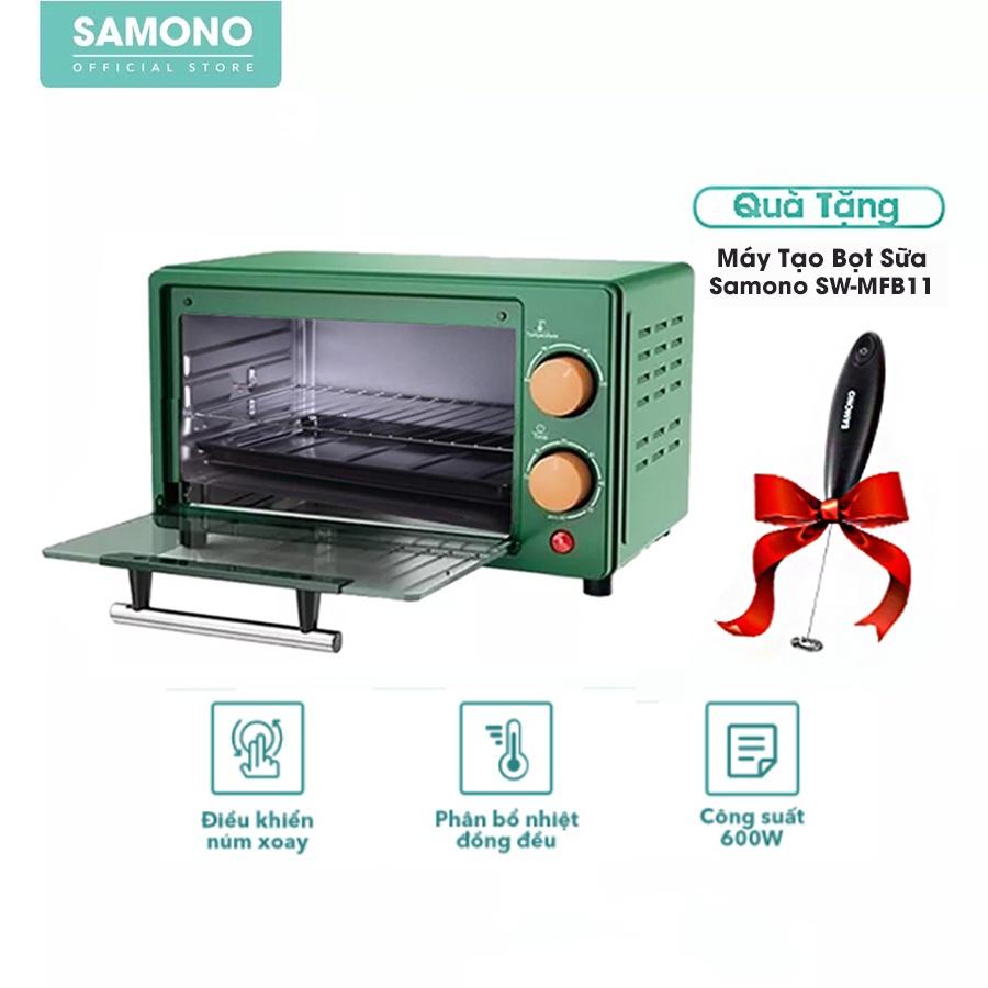 Lò nướng điện SAMONO SW-EOG23 - Dung tích lớn 23L - 3 Chế Độ Nướng - HÀNG CHÍNH HÃNG