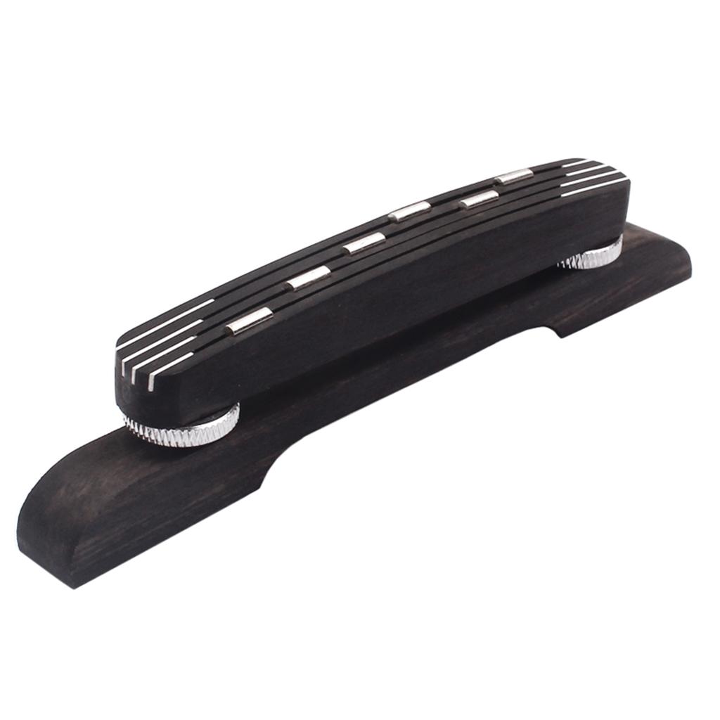 Sunnimix Nhạc Cụ Acoustic Accs Gỗ Mun Cầu 6 Đồng Chấm Bi Cho Hofner Guitar Nhạc Cụ Phần