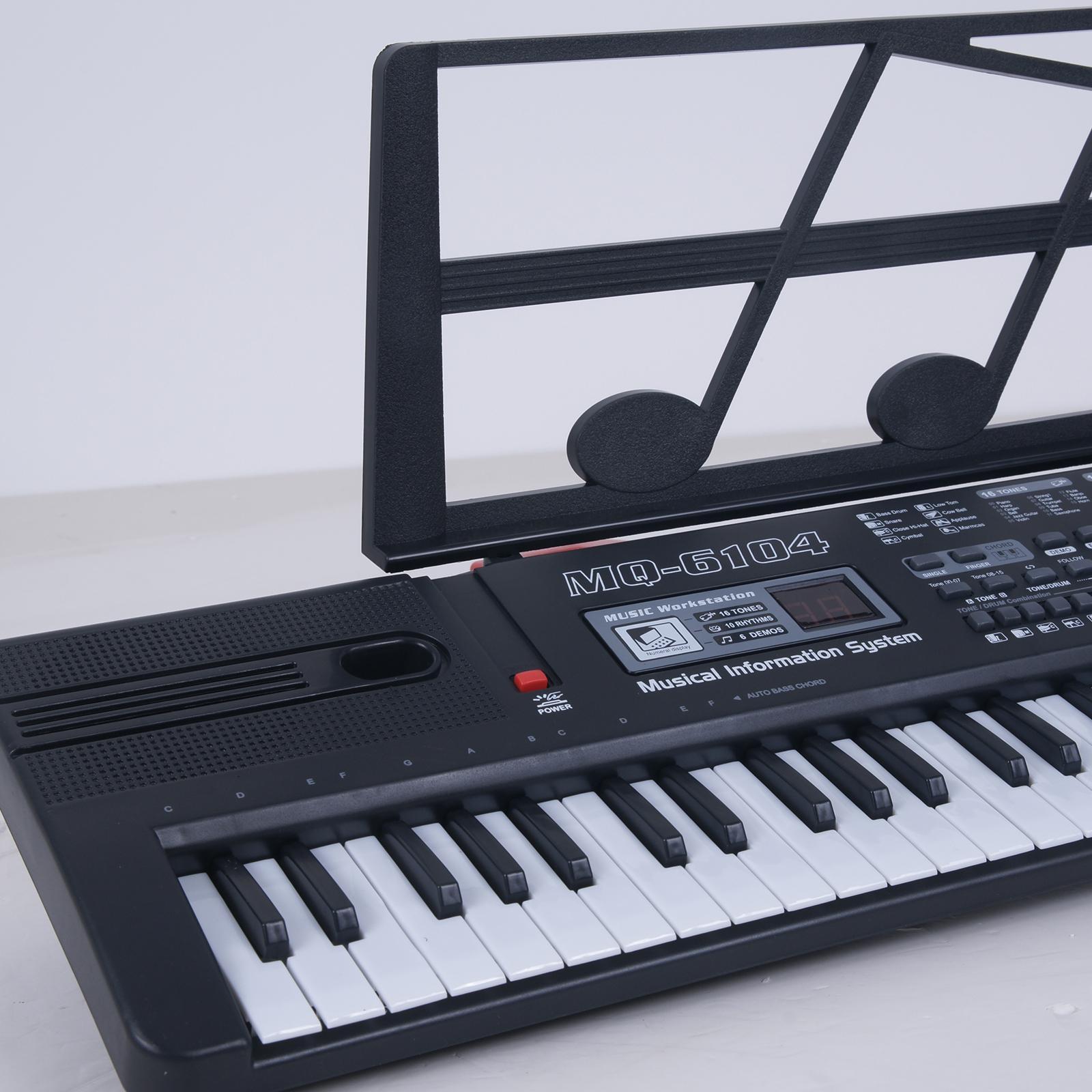 Piano Keyboard Electronic Musical Instrument with Microphone