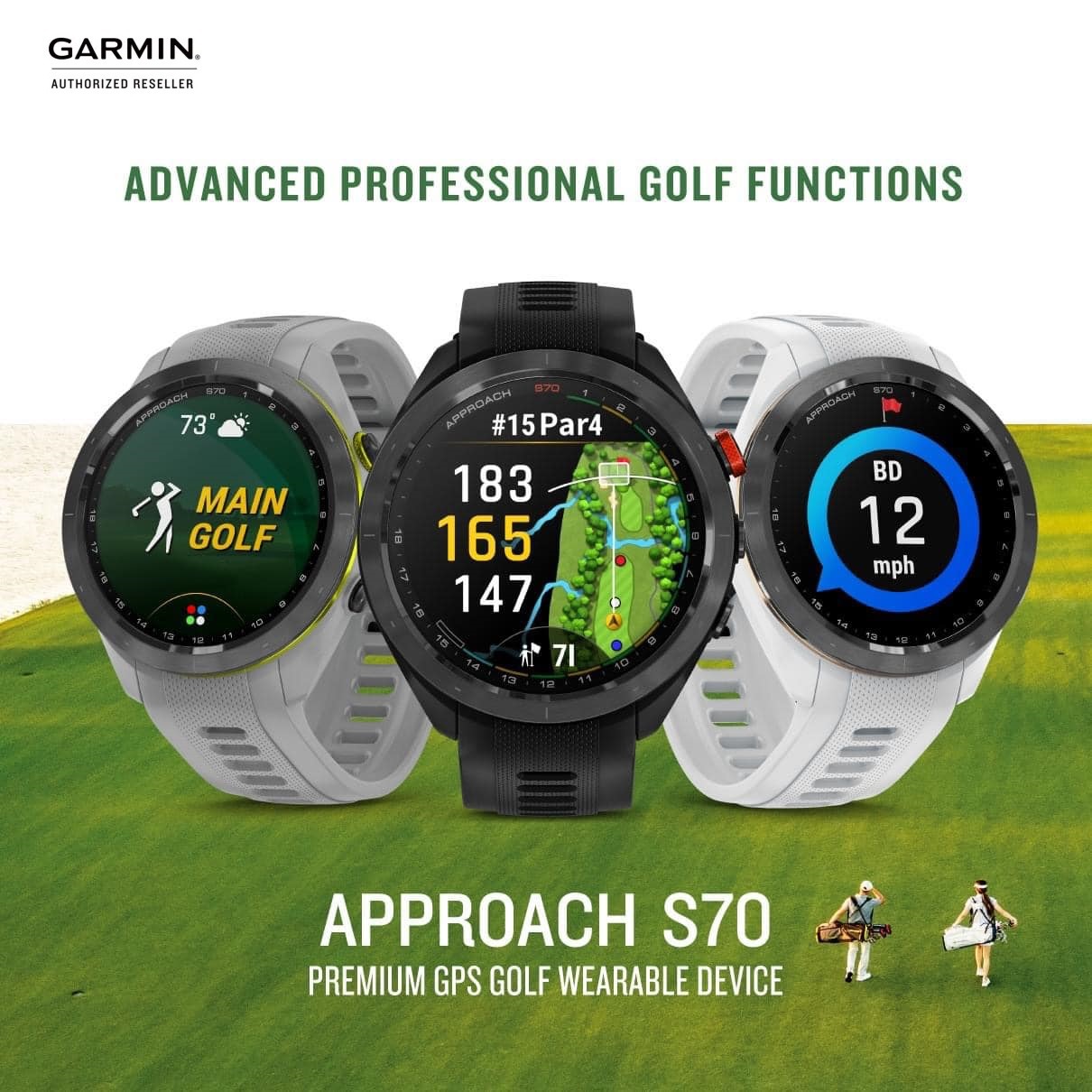 Đồng hồ thông minh Garmin Approach S70_Mới, hàng chính hãng