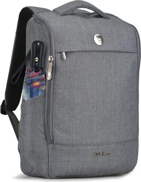 Balo laptop 15.6 inch Mikkor Lewie Backpack Light Grey