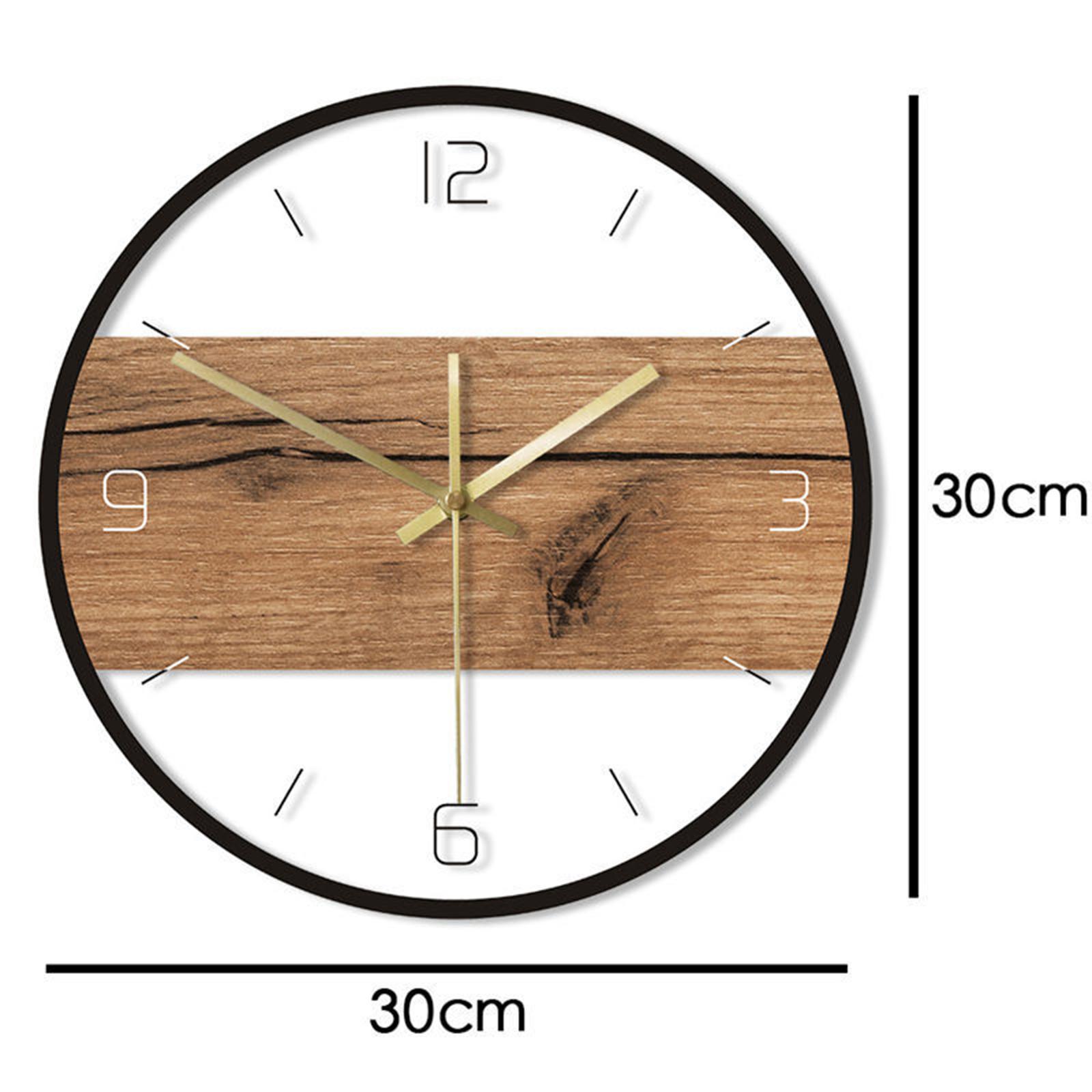 Wall Clock 14 inch Silent Non Ticking Decorative for Home Living Room Decor