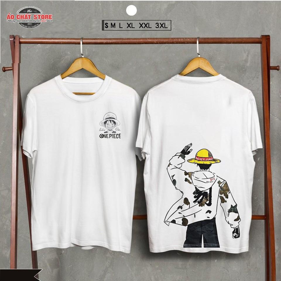 Áo Thun One Piece LAW LUFFY Thư Pháp