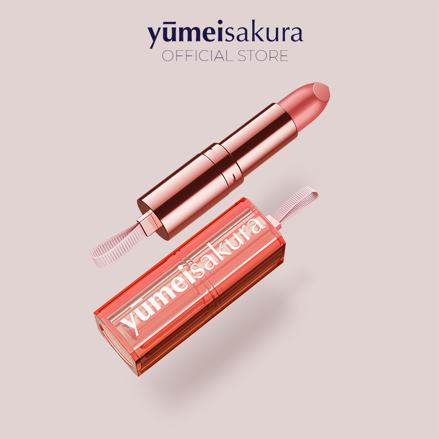 Son Thỏi Lì Mịn Chotto Matte Yumeisakura Cam Bí Ngô Pumpkin Orange Lipstick YMS03A 3.5g