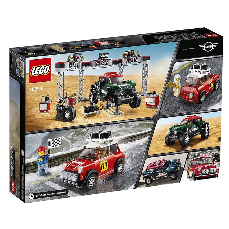 Đồ chơi lắp ráp Lego Speed Champions 75894 - Đội Xe Mini Cooper 2018