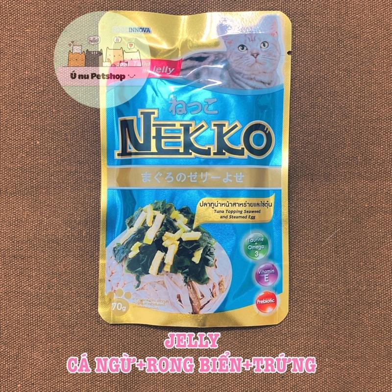 Pate thức ăn cho mèo NEKKO JELLY - GÓI 70G