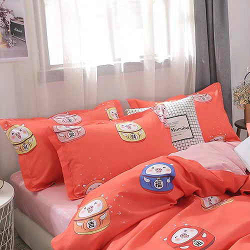 Bộ ga và vỏ chăn cotton Sweet Love VSL1028