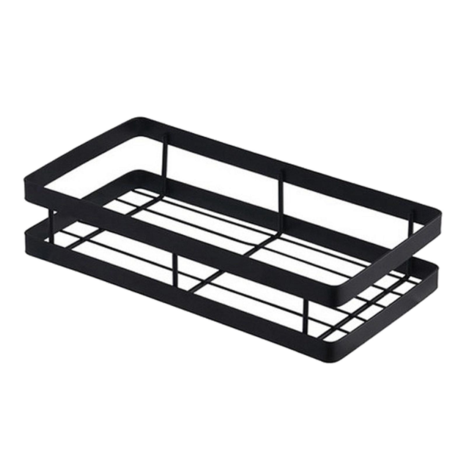 Heavy Duty Metal Shower Caddy Basket Shelf Kitchen Wall Rack Organizer 25cm