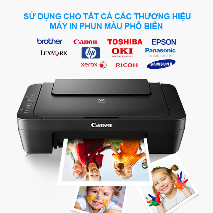 Giấy In Màu Kỹ Thuật Số MEDIA 1 Mặt Bóng (Glossy) Khổ 5R (130 x 180mm) Định Lượng 230gsm 100 Tờ, Dùng In Ảnh Màu &amp; Tài Liệu Màu - Hàng Chính Hãng