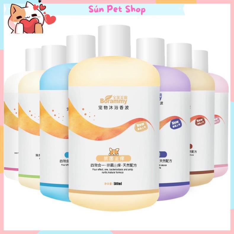 Sữa tắm cho chó mèo Borammy 500ml